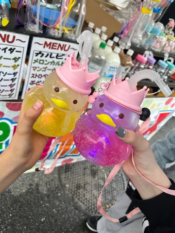 光るアヒルボトルと楽しいひととき