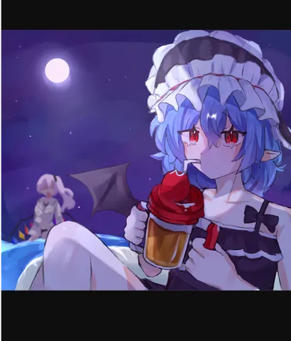 月夜に誘われ、一杯の夢