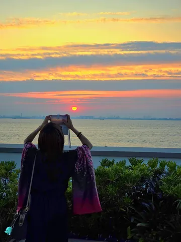 夕日を切り取る時間