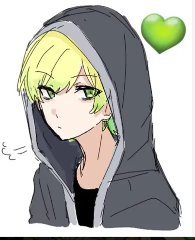 灰色フードと緑の瞳の静謐