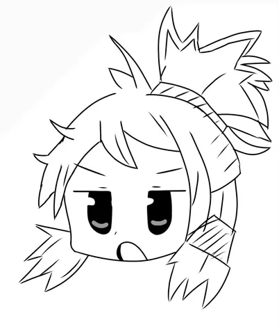 頑張る表情とふわ髪
