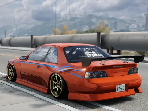地を這うオレンジの翼