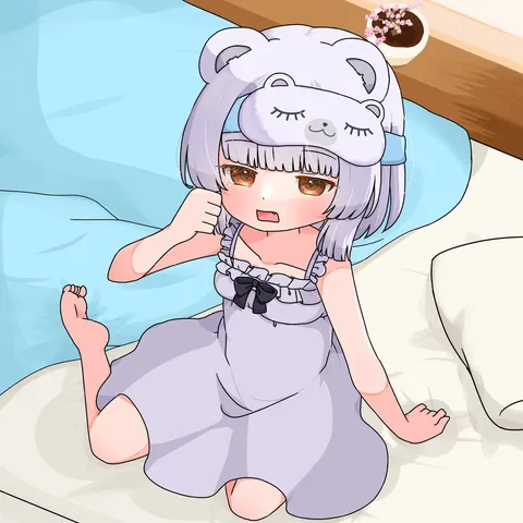 ちょっぴり眠そうな朝のひととき