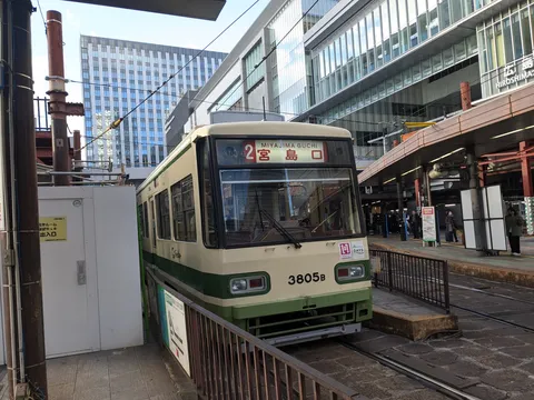 駅と電車、旅の始まり