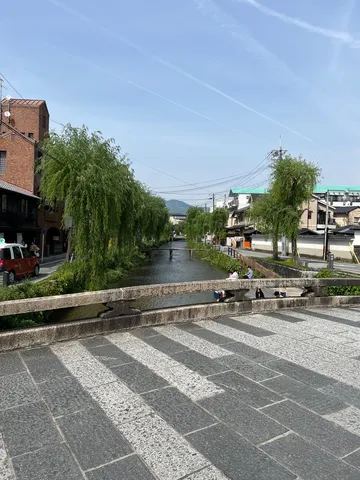 新緑の小径、静かな水辺の散歩
