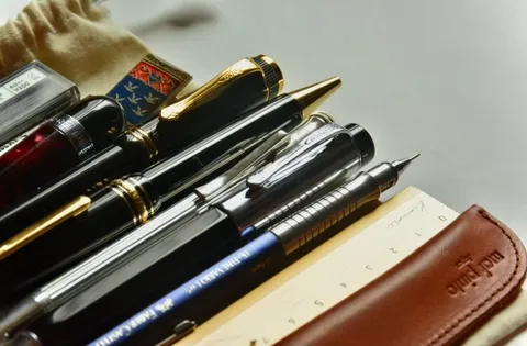 万年季の入った文房具コレクション