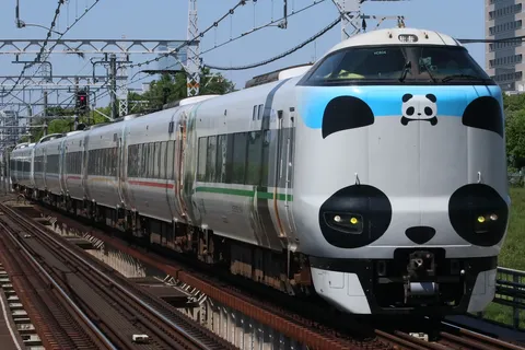 パンダ列車、疾走！