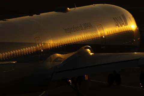 黄金の機体、日本の空へ