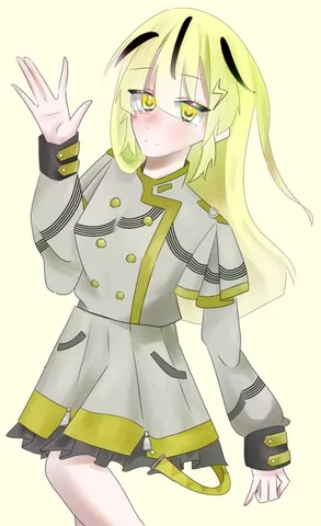 ライムグリーンの風、微笑む少女