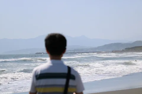 海辺の静かな時間