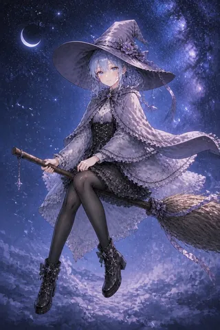 星降る夜空を駆ける魔法使い