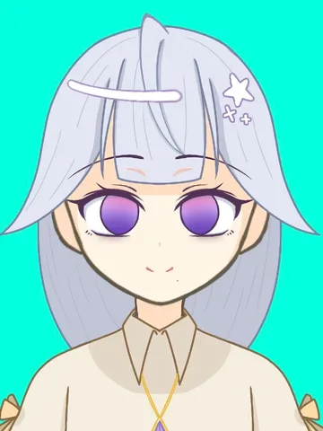 幻想的なパープルアイに吸い込まれそう