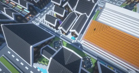 空想都市の屋根瓦
