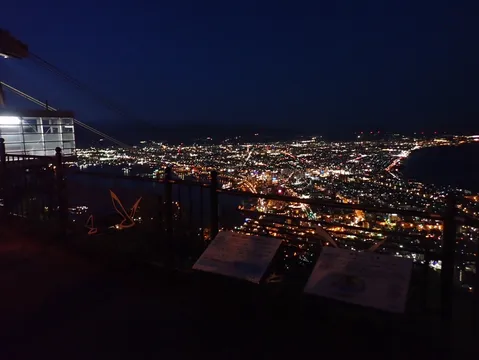 宝石箱をひっくり返したような夜景