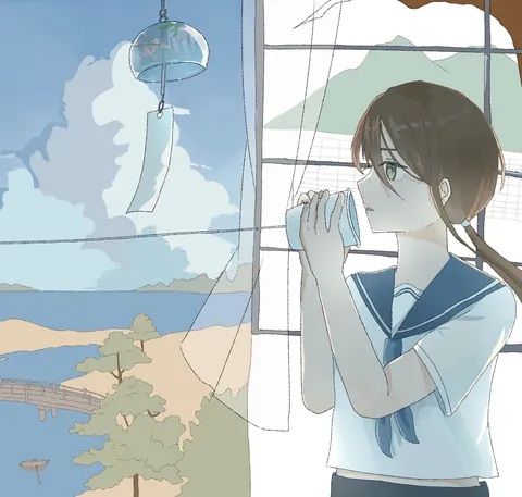 風鈴揺れる夏のひととき
