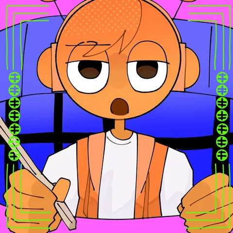 chopsticks challenge: orange alien edition