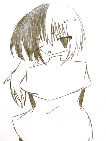 白黒の髪に隠された数学？