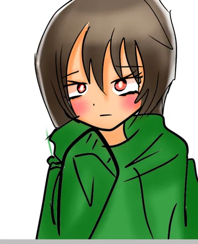 緑のフードと憂鬱な瞳