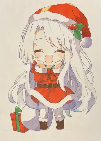 サンタ衣装で絶叫？メリークリスマス！