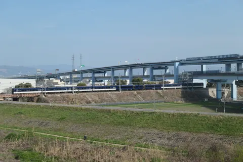 春空と京阪3000系