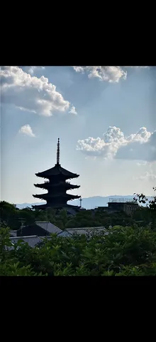 五重塔と雲のシンフォニー