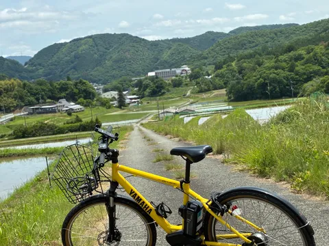 里山の風景とヤマハ