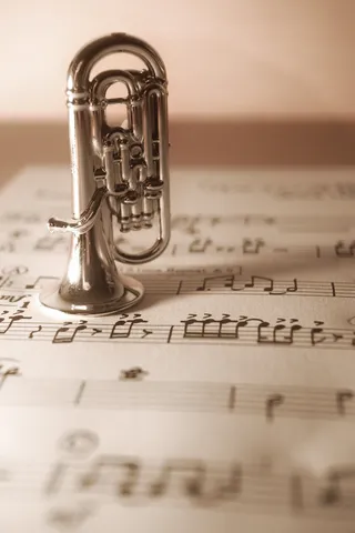 音符の上の輝き