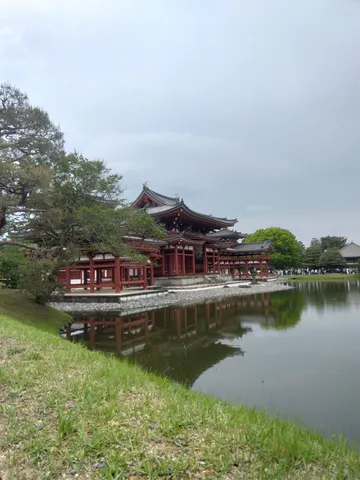 水鏡に映る鳳凰堂