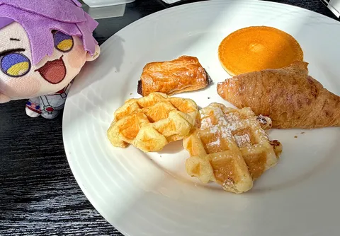 朝の贅沢と、かわいい視線