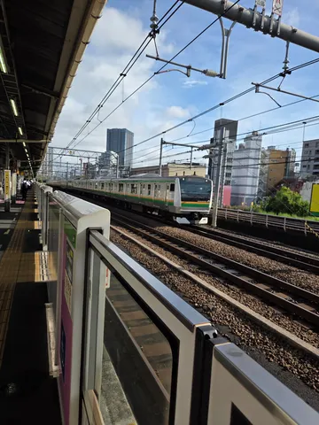 真夏の近郊電車