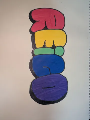 虹色の積み重ねが描く気分