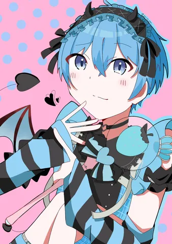 悪魔っ子風コスプレにキュン！