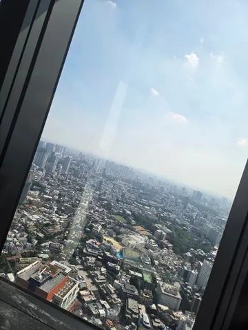 窓枠に切り取られた街の夢