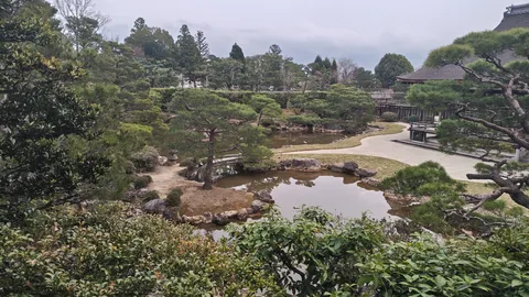 静寂の庭園、時を彩る木漏れ日