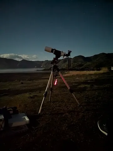 星空と望遠鏡の静寂