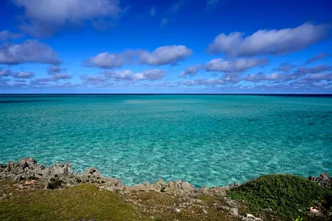 碧き海の輝き