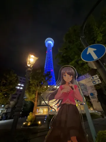 夜景とキャラが紡ぐ小さな物語
