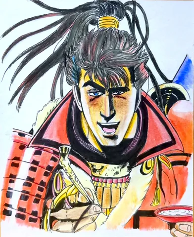威風堂々たる武人の姿