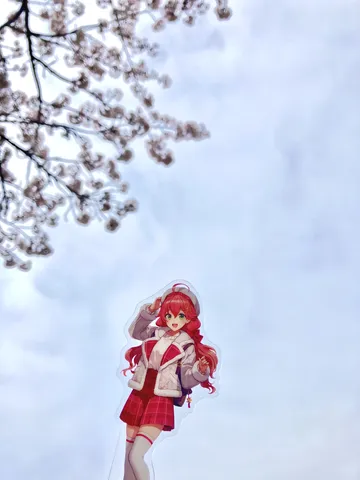 春空に映えるキャラクター