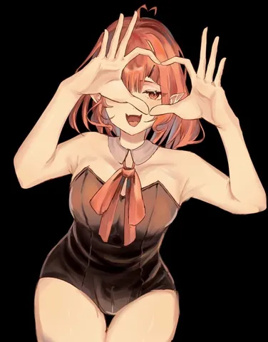 弾ける笑顔とハート
