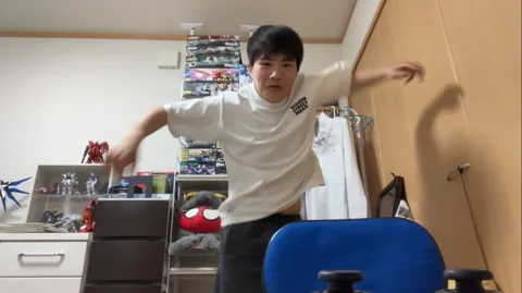 モビルスーツと戯れる部屋
