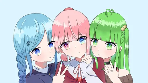 三色のわくわくトリオ