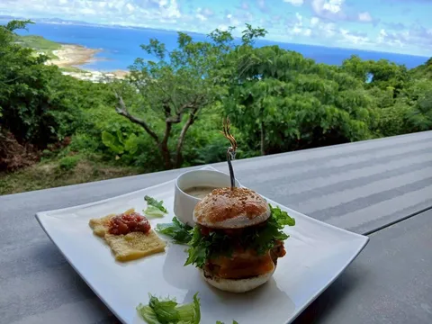 海風とハンバーガー