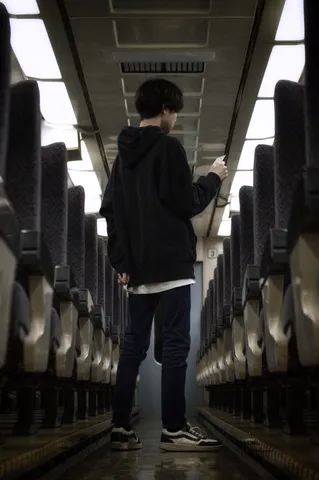 車両通路の静かな佇まい