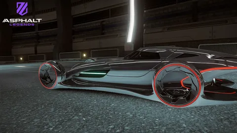 未来都市を疾走する流線型マシン