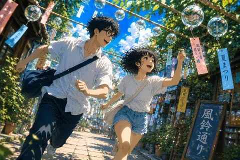 風鈴の音色と二人