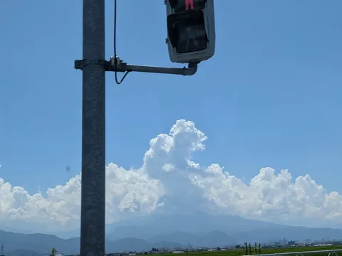 夏の空、雲の造形美