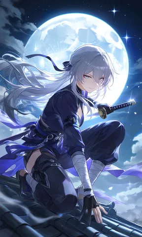 月夜を切り裂く風