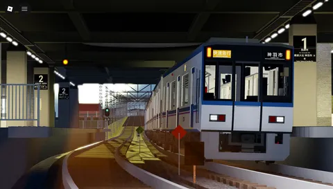 停車中の快速急行