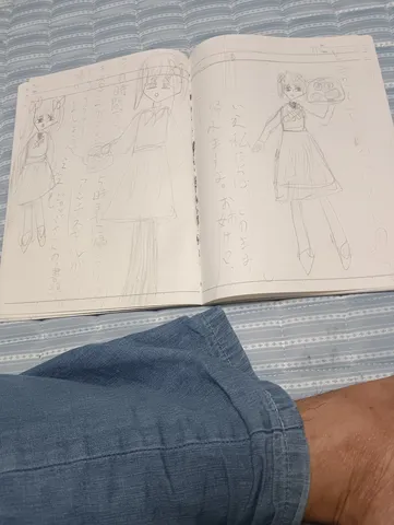 ノートの落書きに宿る少女の物語
